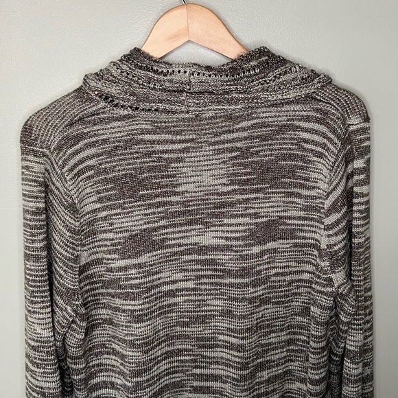 Dana Buchman Space Dye Knot Funnel Neck - Picture 4 of 8